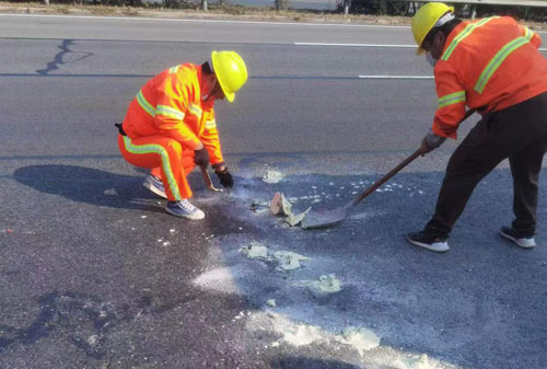 台江公路下沉注浆加固